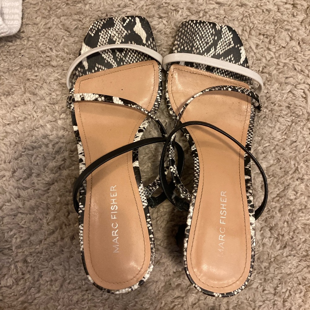 Marc Fisher snakeskin heels